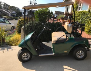 Our golf cart.